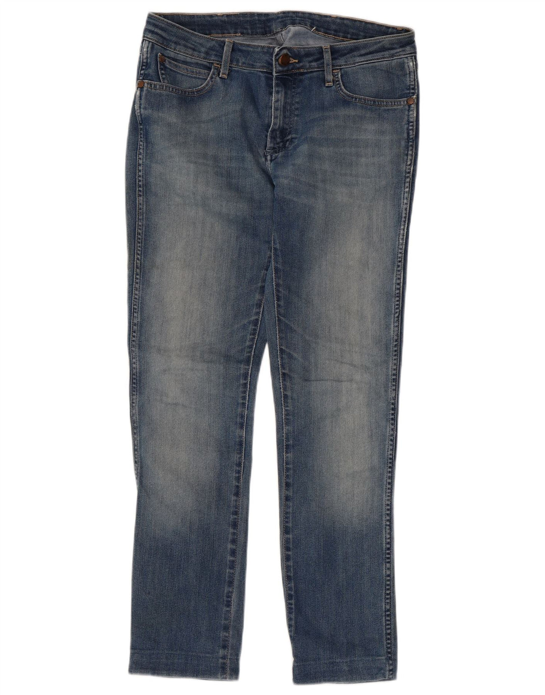 WRANGLER Womens Lia Slim Jeans W31 L28 Blue Cotton