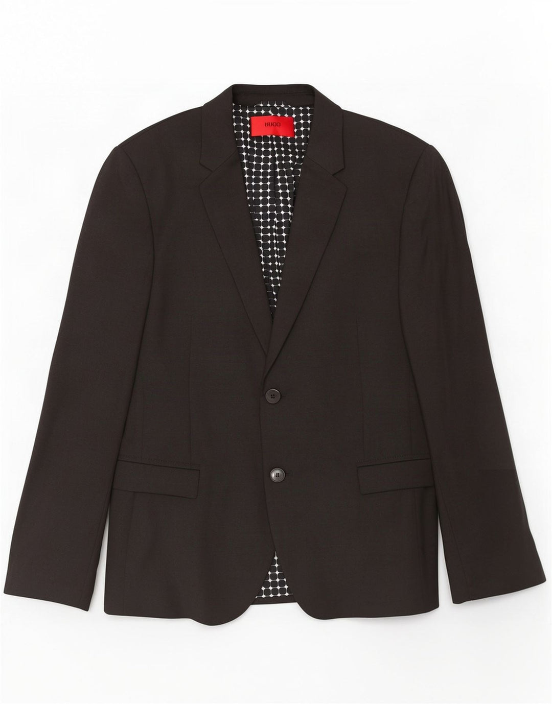 Hugo Boss Herren 2-Knopf-Blazerjacke EU 44 XS Schwarz