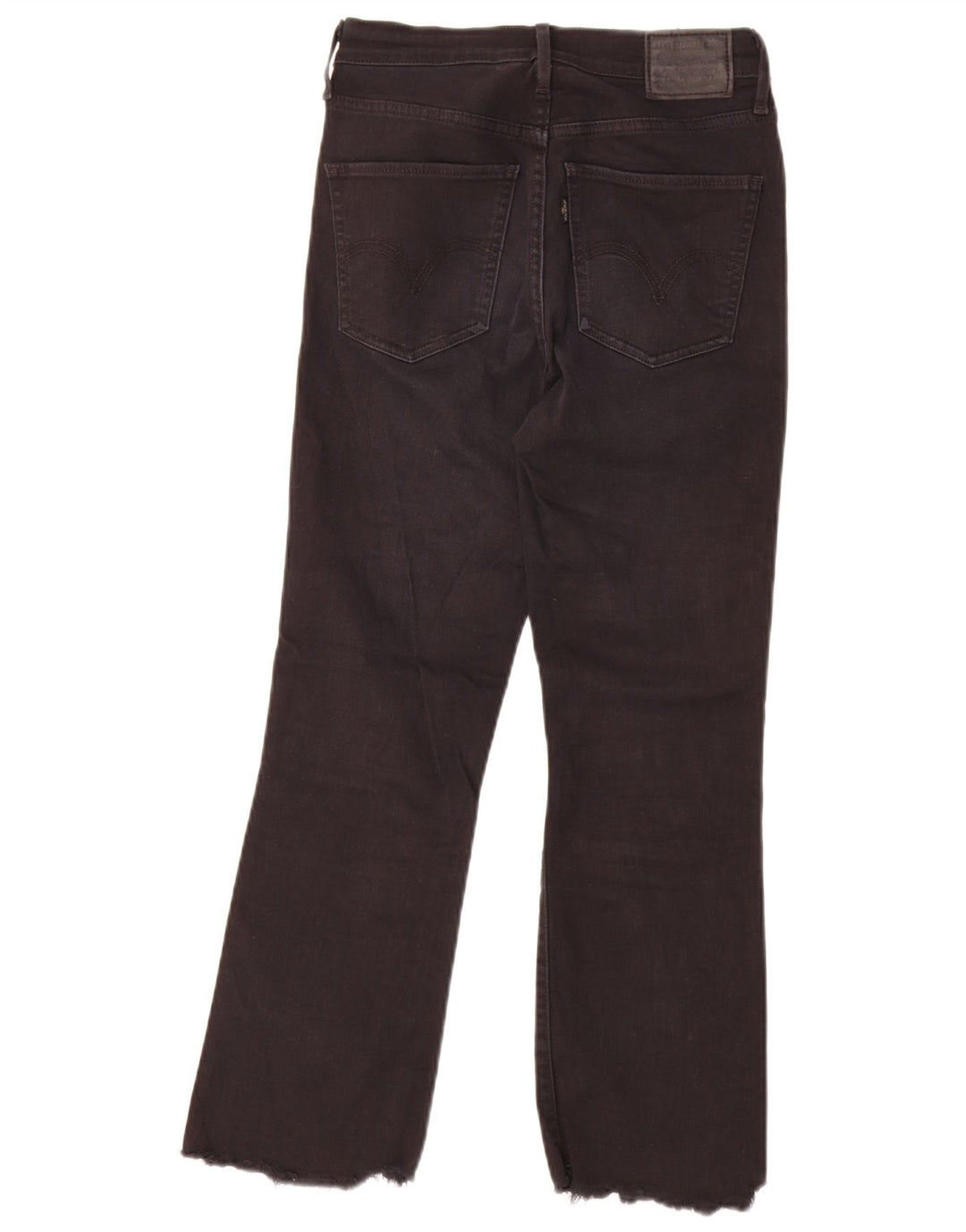 Levi's Herren Straight Jeans W26 L26 Schwarze Baumwolle