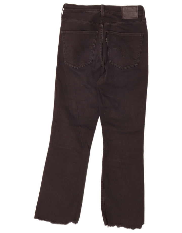 Levi's Herren Straight Jeans W26 L26 Schwarze Baumwolle