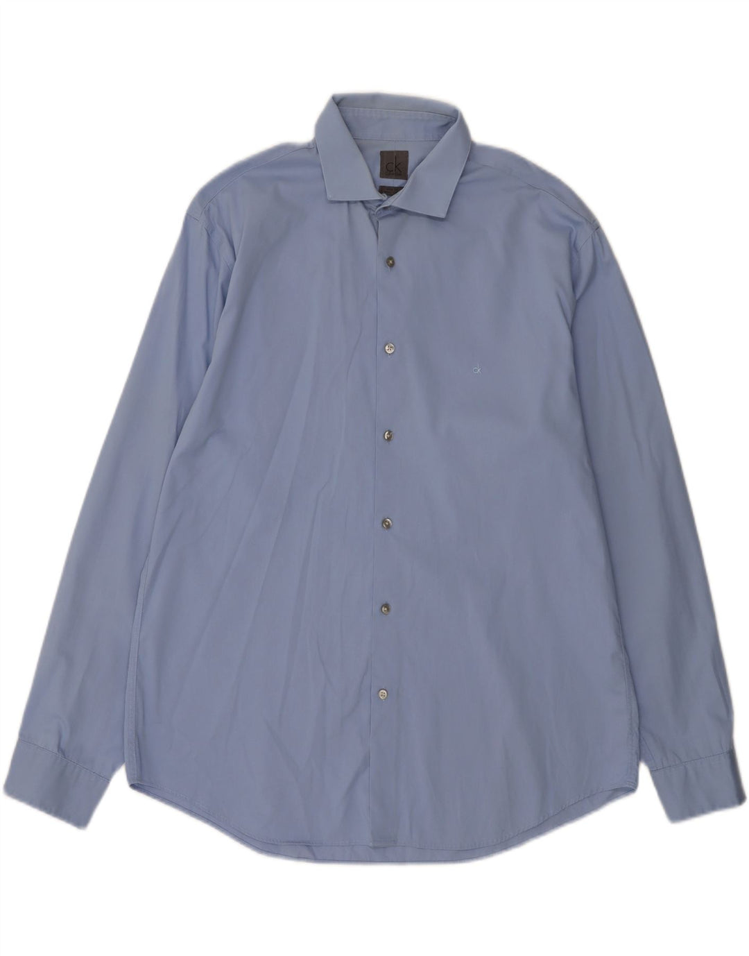 Calvin Klein Herren Slim Fit Hemd Größe 43 17 XL Blau