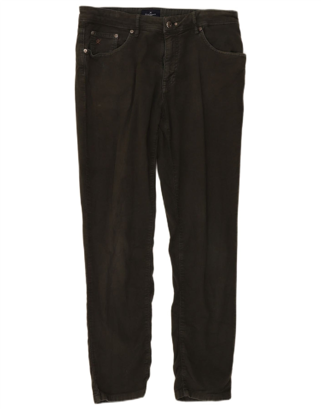 Hackett Herren Slim Freizeithose W34 L30 Khaki Baumwolle