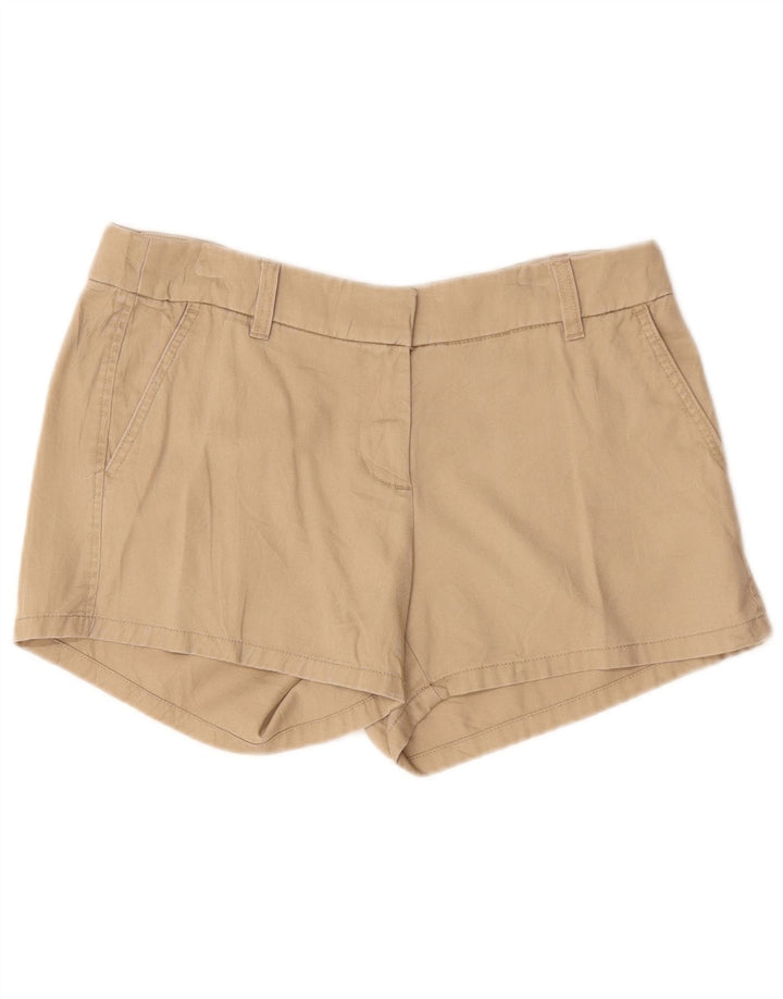 J. CREW Damen Chinoshorts US 6 Medium W30 Beige Baumwolle