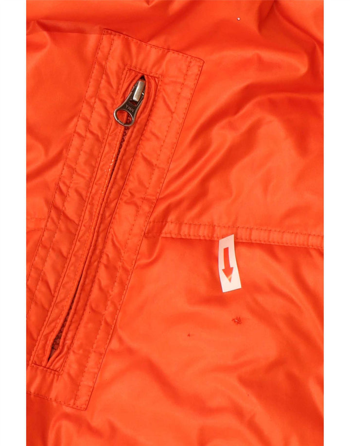 Fila Herren-Jacke mit Kapuze, gepolstert, UK 36, Größe S, Orange, Polyester