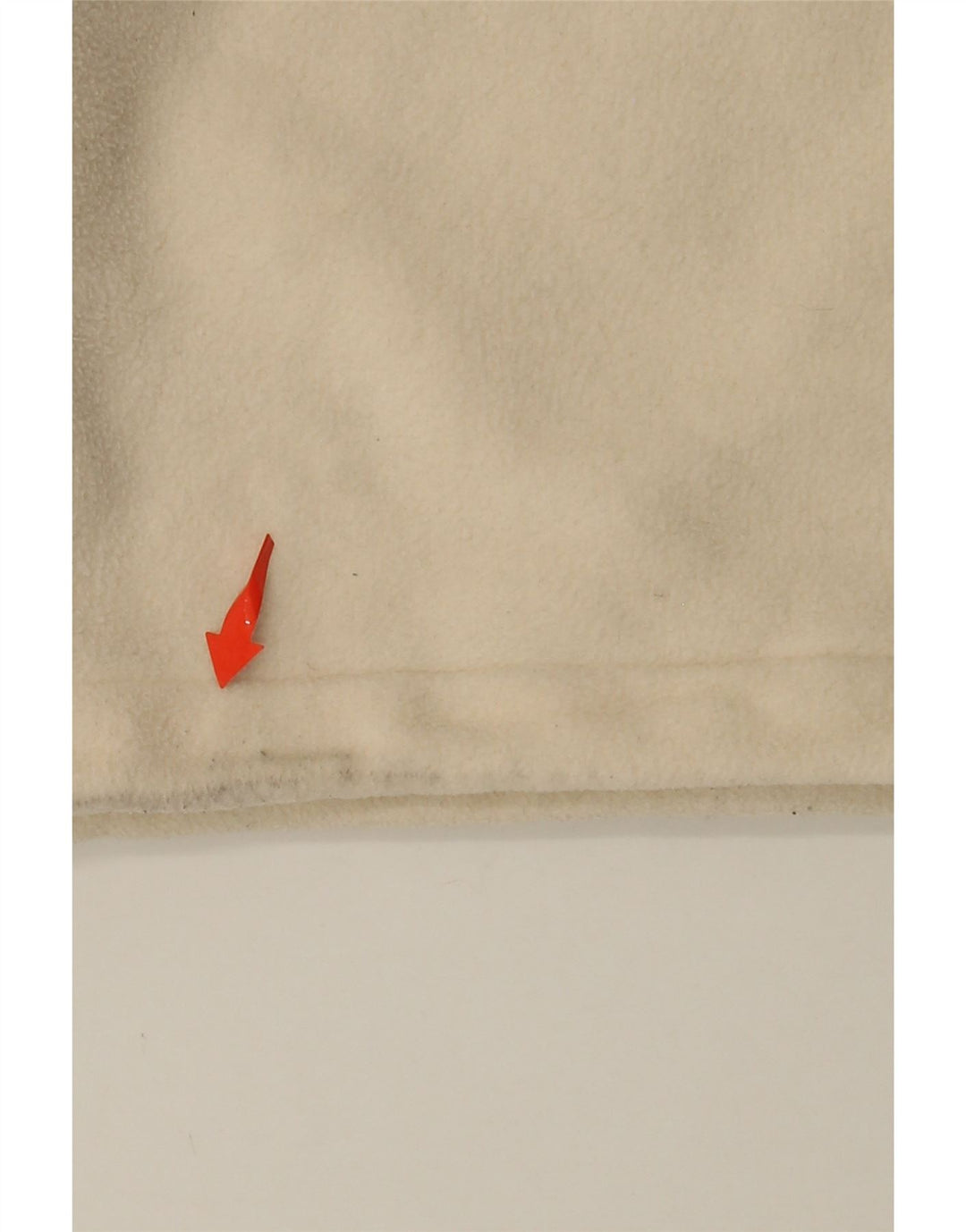 ADIDAS Damen Oversize-Fleecepullover mit grafischem Reißverschluss und Reißverschluss, UK 10, Größe S, Beige