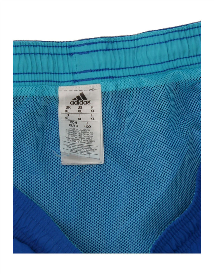ADIDAS Mens Swimming Shorts XL  Blue Polyamide Vintage Adidas and Second-Hand Adidas from Messina Hembry 