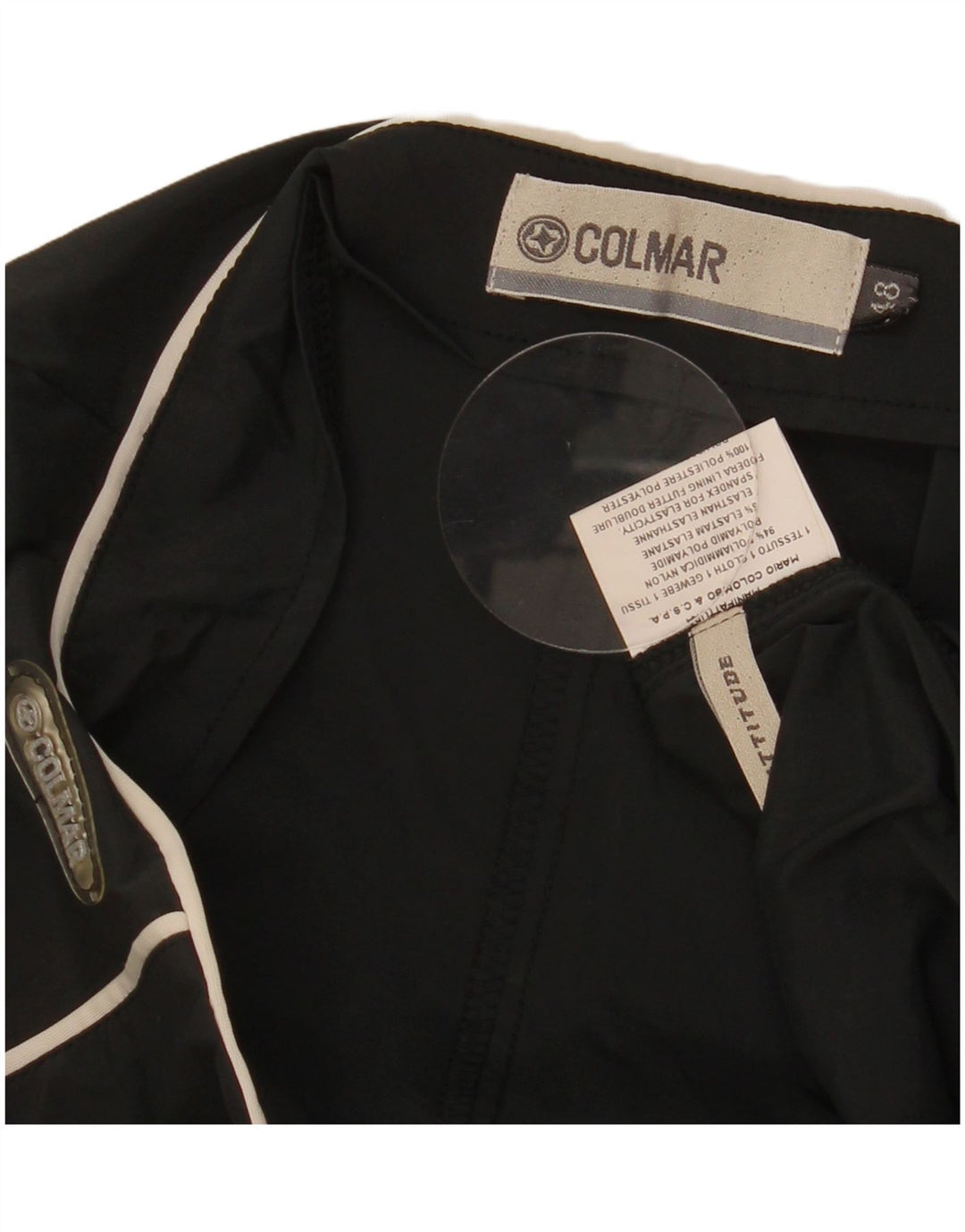 Colmar Damen-Kurzhose IT 48 XL W34 L24 Schwarzes Polyamid