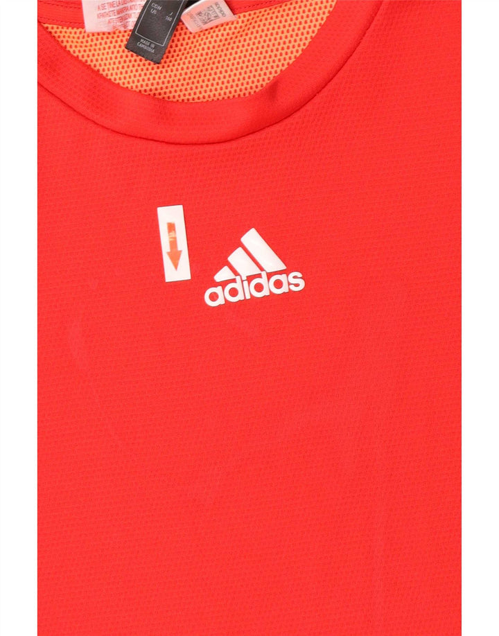 Adidas T-Shirt für Jungen, 13–14 Jahre, rotes Polyester