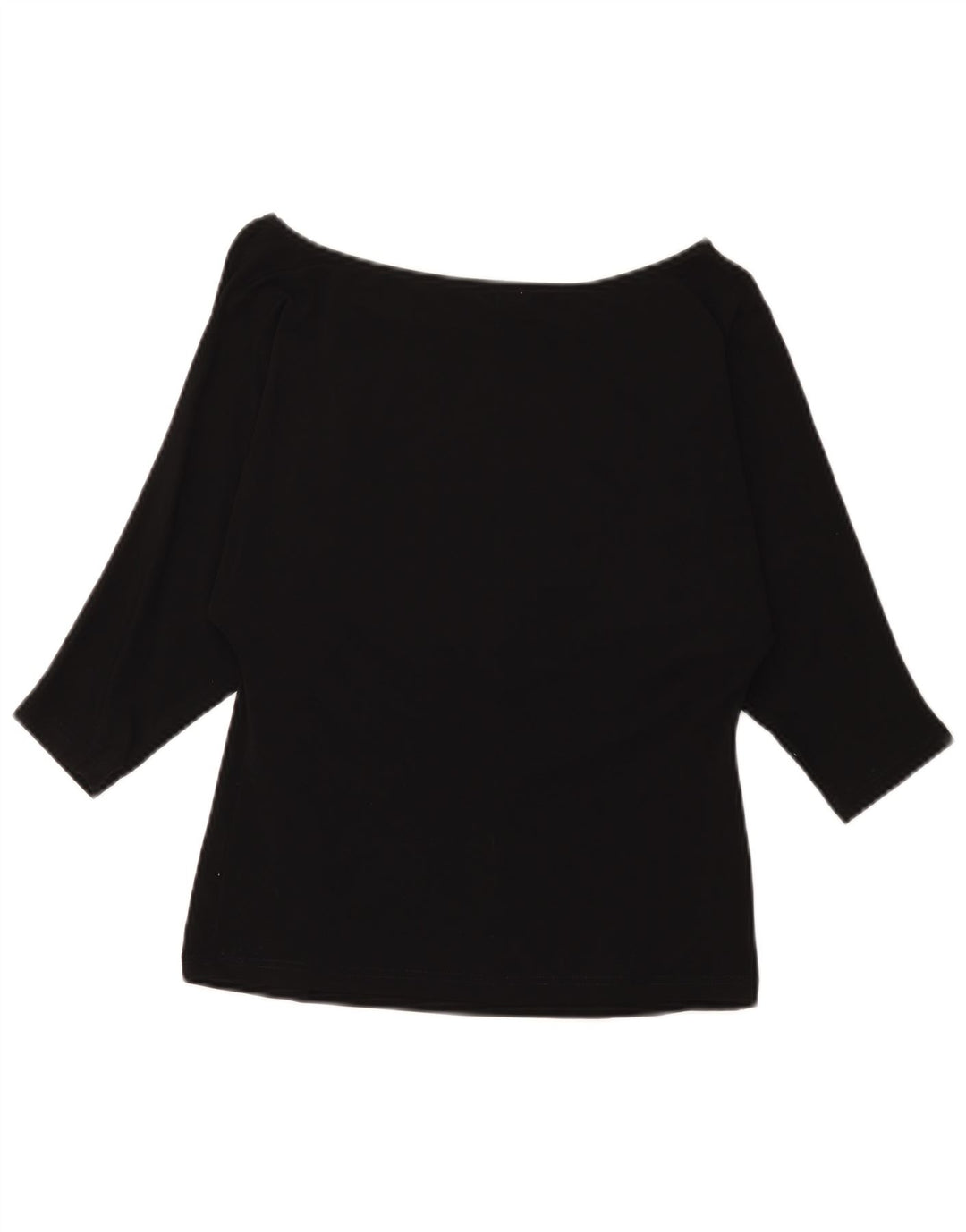 Luisa Spagnoli Damen Top 3/4 Ärmel UK 8 Small Schwarz