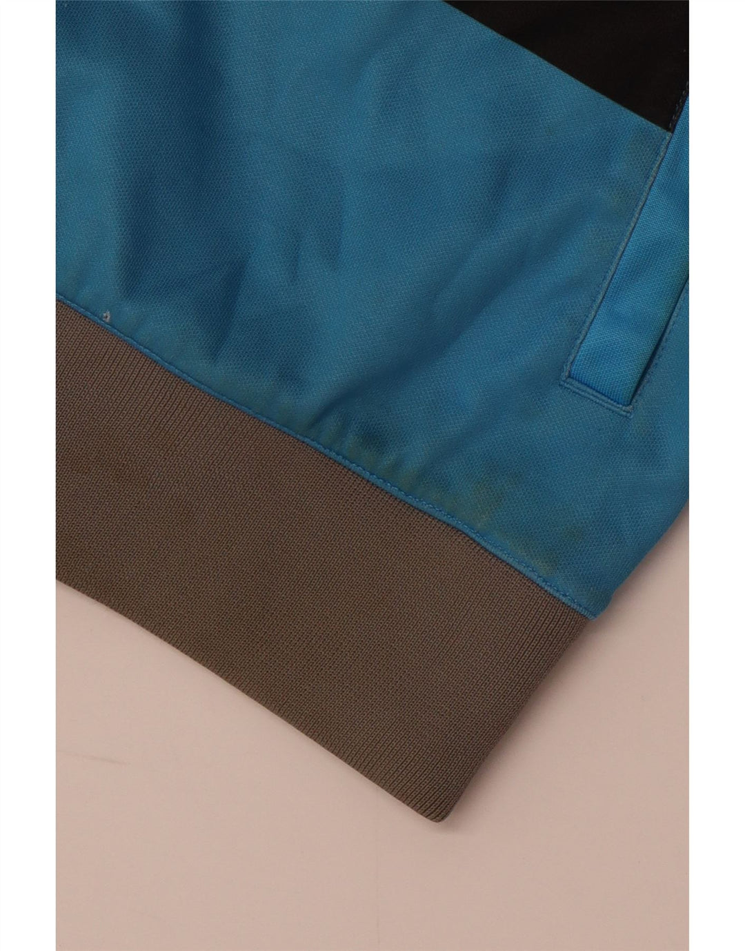 QUIKSILVER Damen-Trainingsanzug-Top-Jacke, UK 16, Größe L, Blau, Farbblock