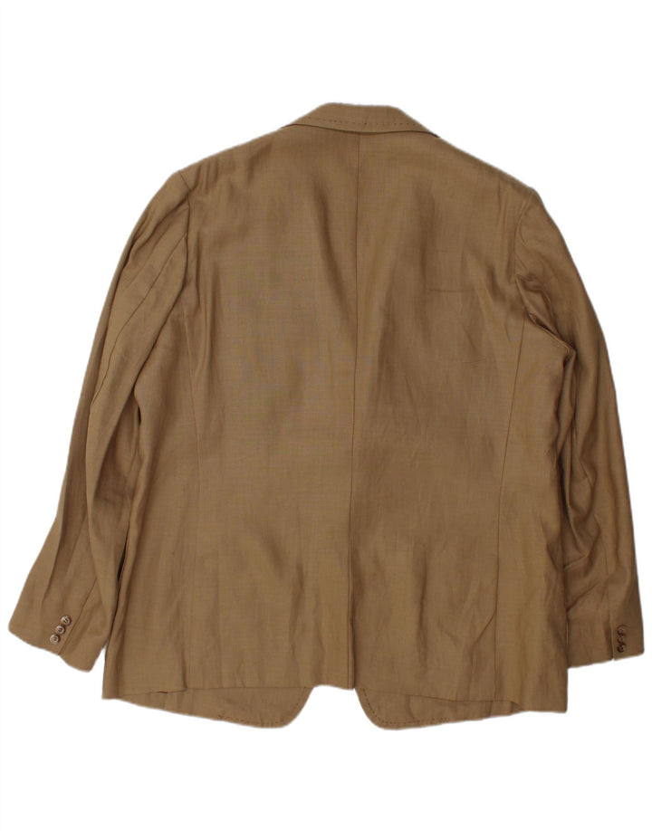 Vintage Herren 3-Knopf-Blazerjacke UK 38 Mittelbeige