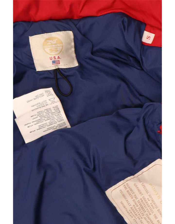 North Sails Damen Wattierte Weste UK 10 Small Rot Polyamid