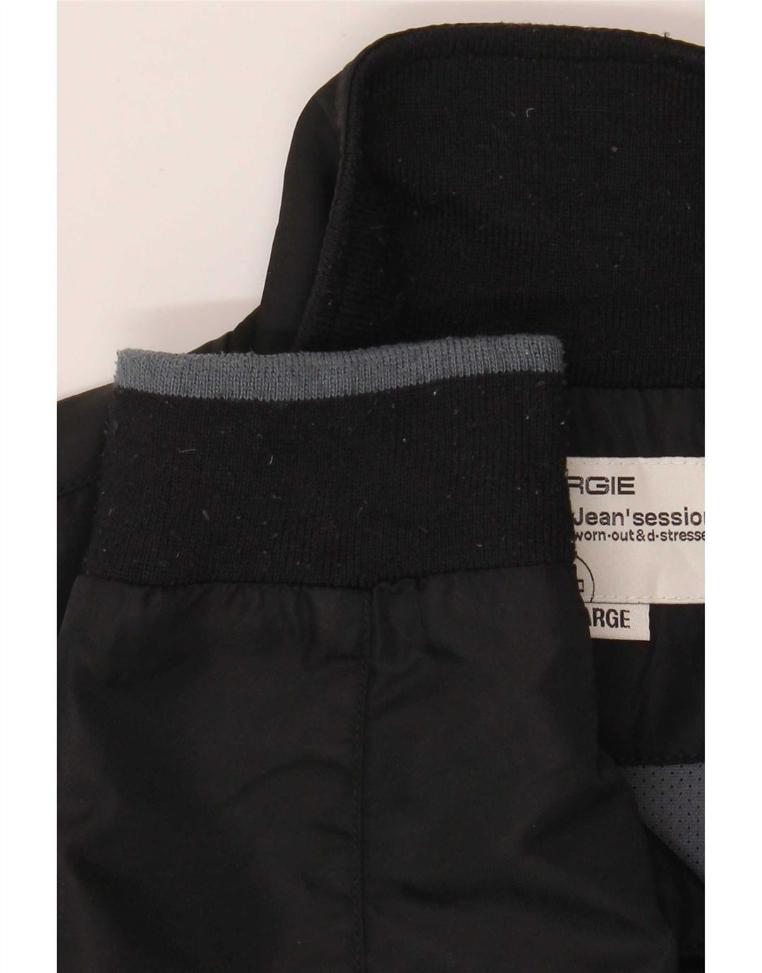 Energie Herren Bomberjacke UK 40 Large Schwarz Polyester
