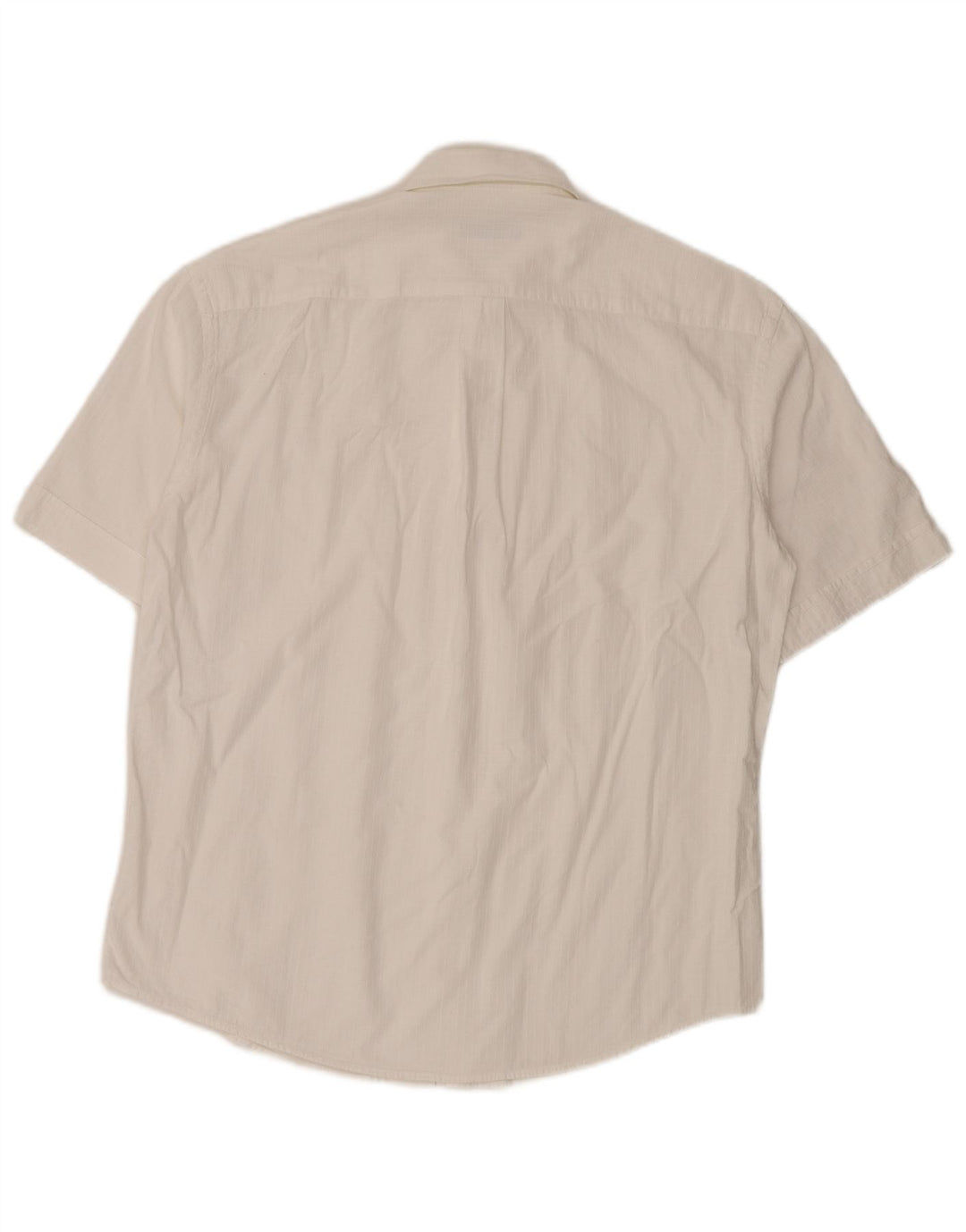 Sergio Tacchini Herrenhemd, groß, weiße Baumwolle, klassisch