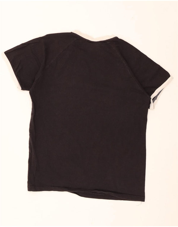 Adidas Herren T-Shirt Top Large Schwarz Baumwolle