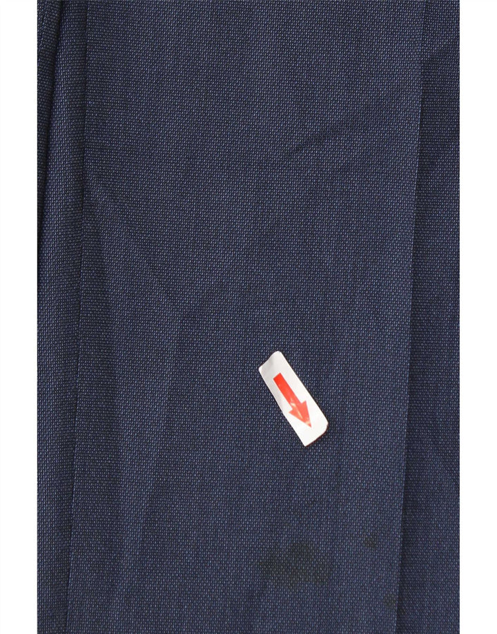 Marks & Spencer Herren-Anzughose mit normaler Passform, W34, L31, marineblaues Polyester