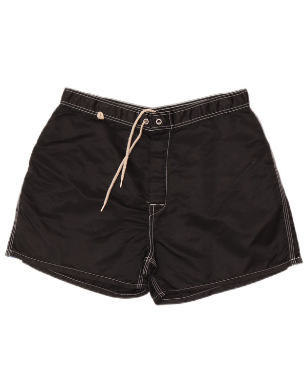Sundek Mens Swimming Shorts Medium  Black Colourblock Nylon