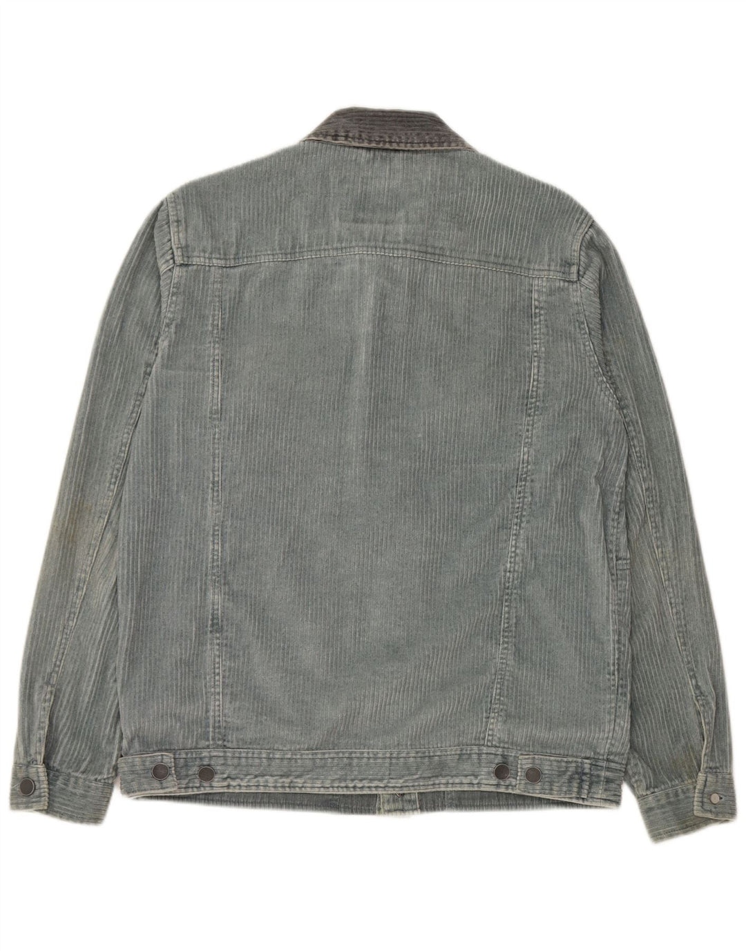 Billabong Herren Cordjacke UK 38 Mittelblaue Baumwolle