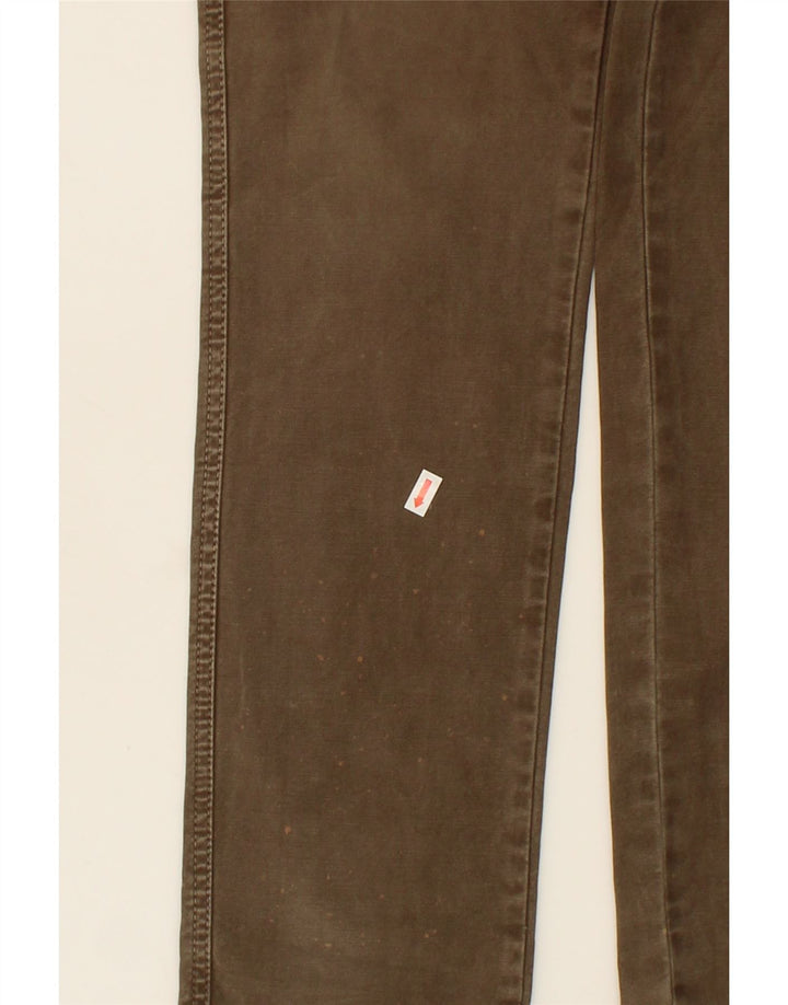 JECKERSON Womens Slim Jeans W30 L33 Brown Cotton Vintage Jeckerson and Second-Hand Jeckerson from Messina Hembry 