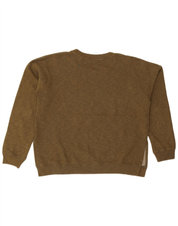 JACK WILLS Damen-Sweatshirt in Übergröße, Größe S, Khaki, Baumwolle
