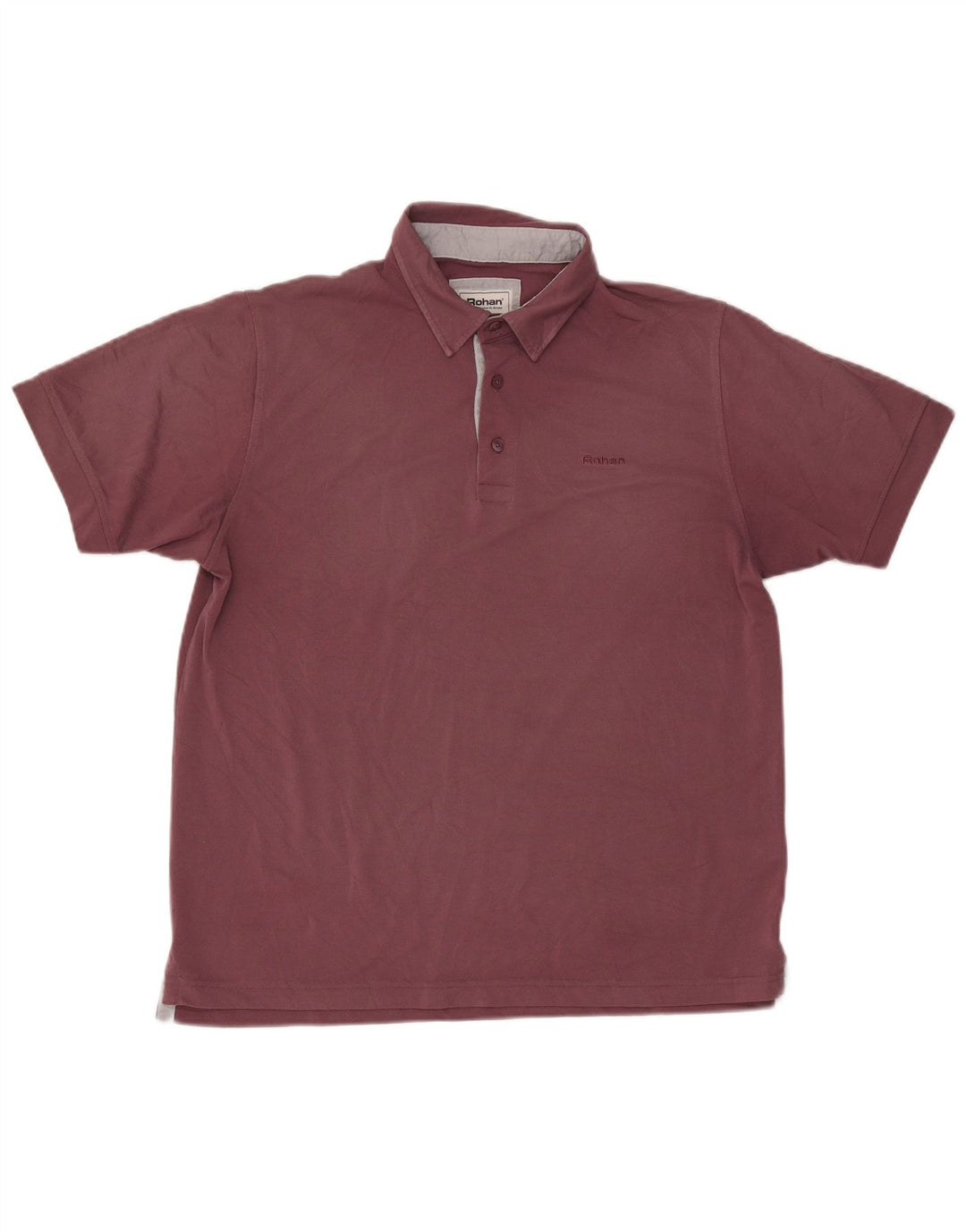 Rohan Herren-Poloshirt, groß, burgunderrot, Polyester