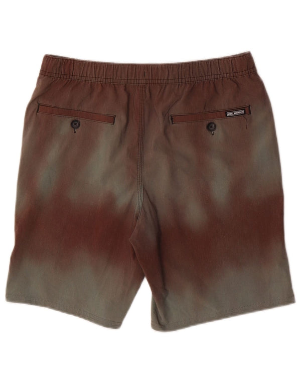 O'Neill Sportshorts für Jungen, 13–14 Jahre, XL, kastanienbraunes Batik-Polyester