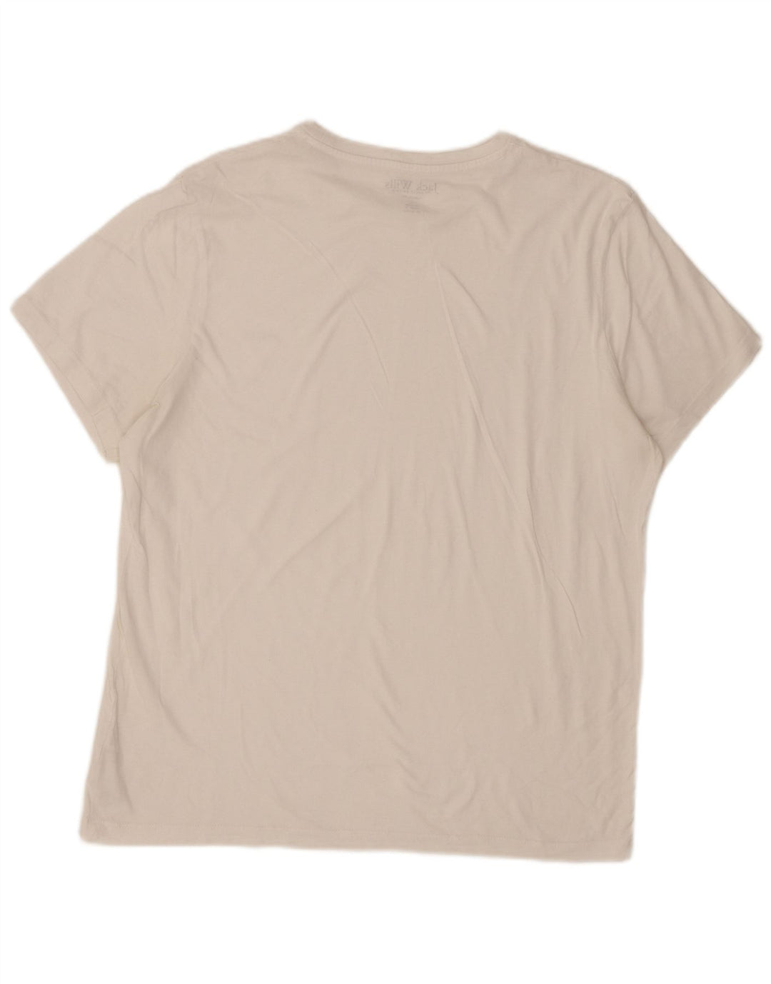 Jack Wills Herren-T-Shirt mit klassischer Passform, groß, aus weißer Baumwolle