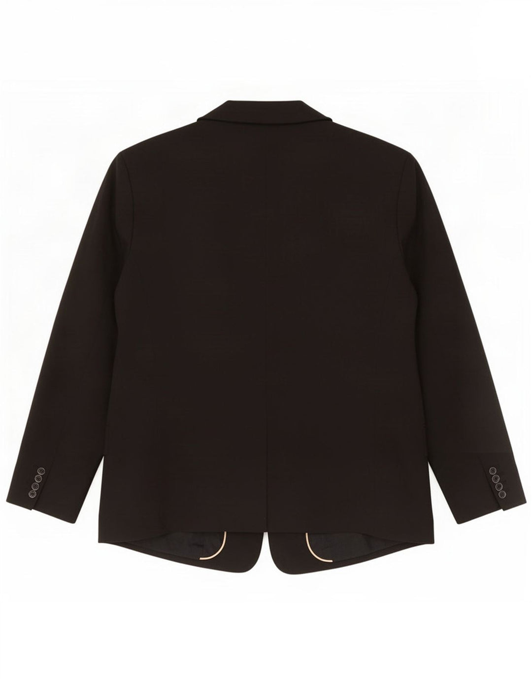 Michael Kors Damen 1-Knopf-Blazerjacke US 22 3XL Schwarz Polyester Modern