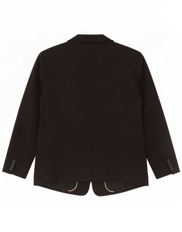 Michael Kors Damen 1-Knopf-Blazerjacke US 22 3XL Schwarz Polyester Modern