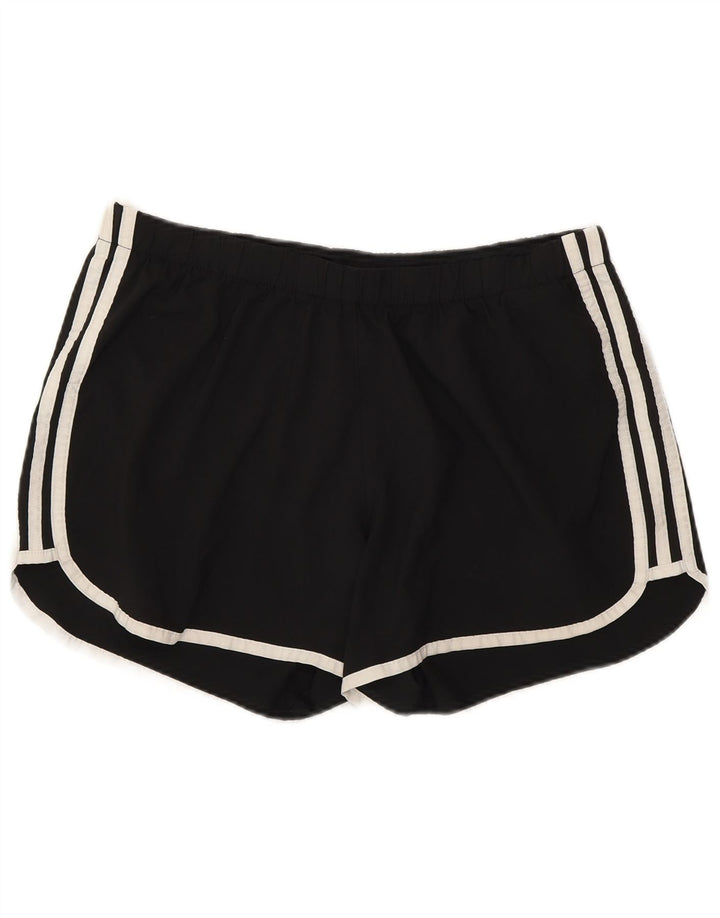 Adidas Damen Climalite Sport Shorts UK 14 Medium Schwarz Polyester