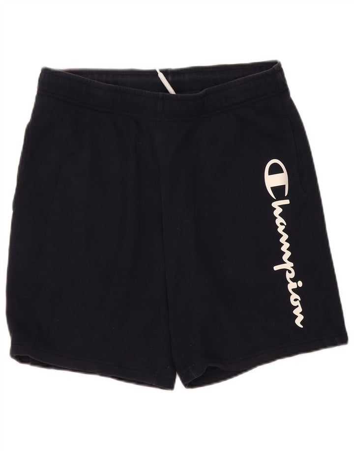 CHAMPION Herren-Sportshorts mit Grafik, mittelgroß, Marineblau