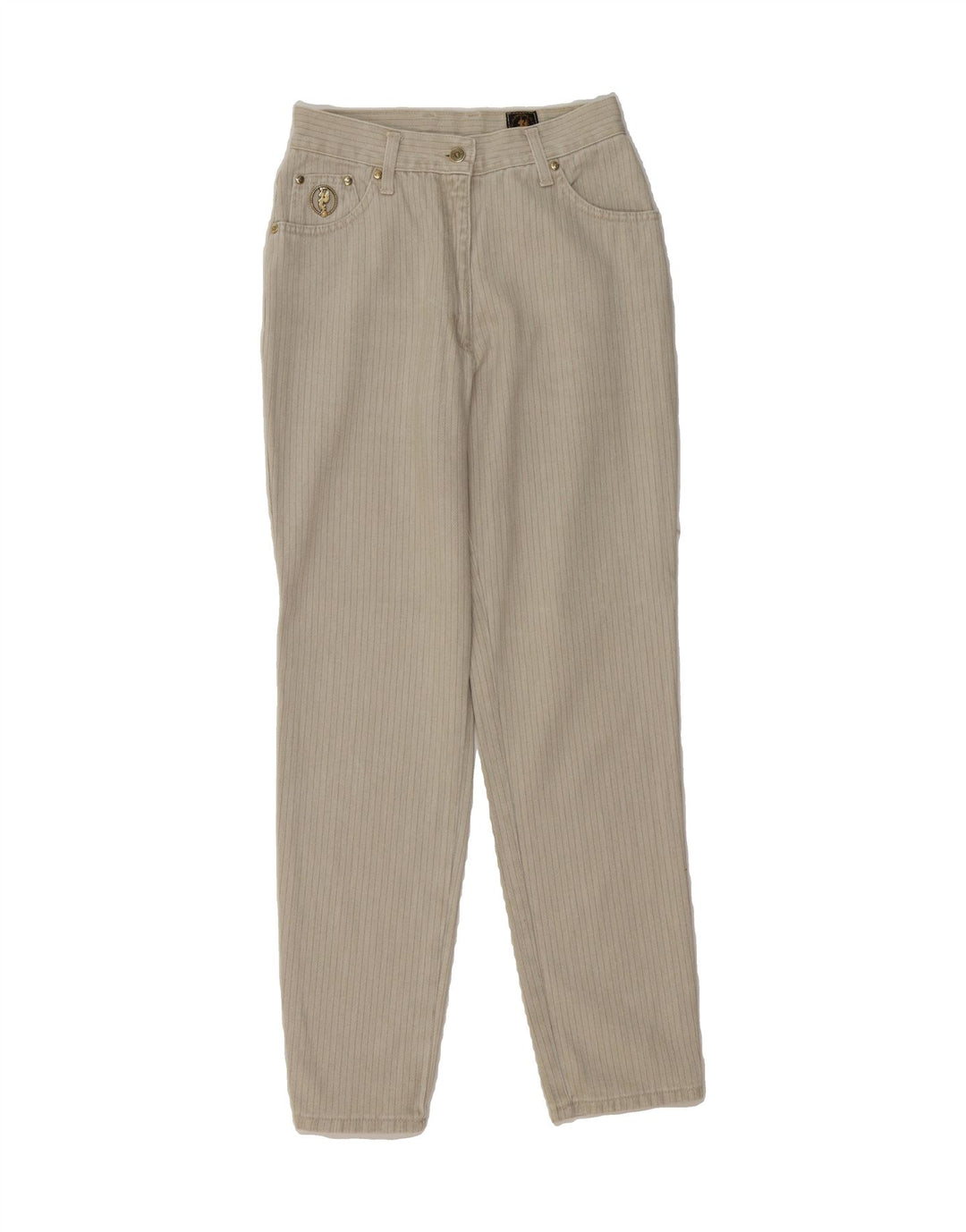 CAPPOPERA Womens High Waist Casual Trousers EU 40 Medium W26 L30 Grey Vintage Cappopera and Second-Hand Cappopera from Messina Hembry 