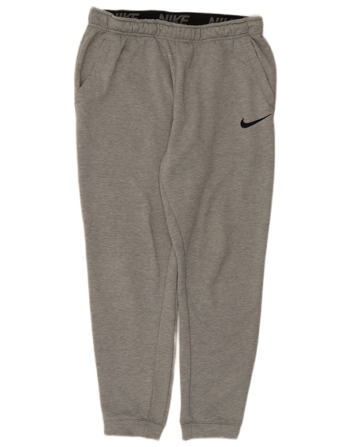 NIKE Herren-Trainingshose, Jogginghose, groß, grau, Polyester