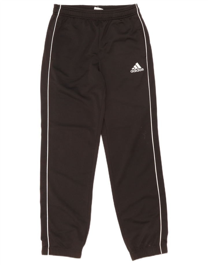 Adidas Jungen-Trainingshose, Jogginghose, 13–14 Jahre, schwarzes Polyester