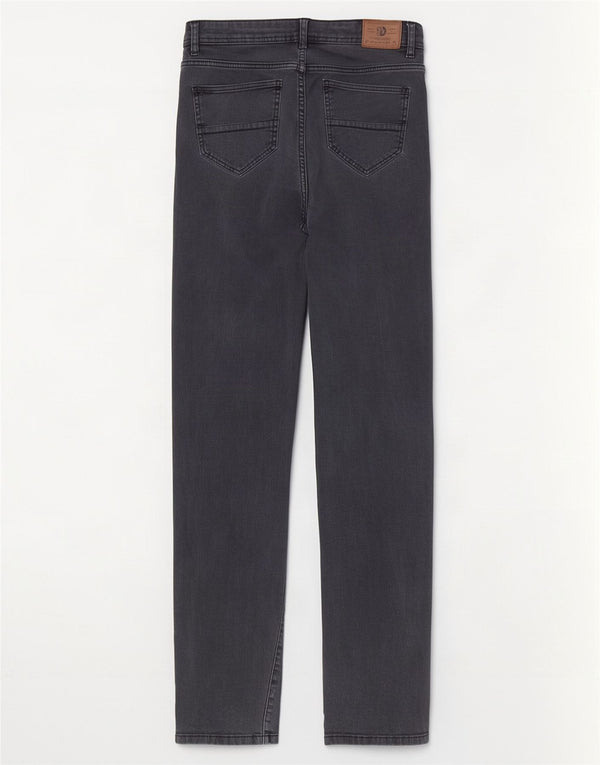 Dack's Herren Straight Jeans IT 50 Large W32 L31 Marineblau Baumwolle