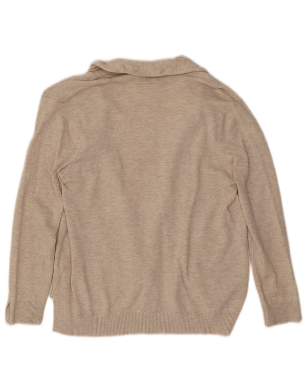 Offener Cardigan für Damen von Zara, Gr. 8, Beige, Viskose