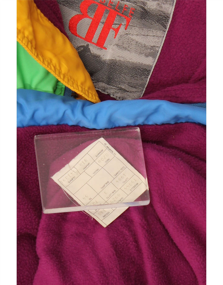 BELFE Herren-Skijacke IT 54 2XL Blaues Colourblock-Polyester