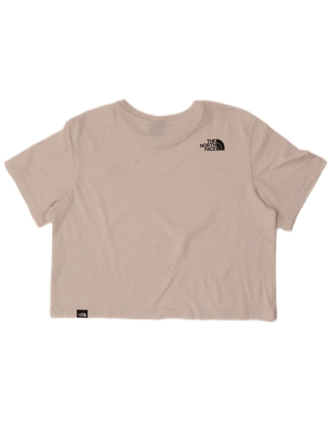 The North Face Damen Crop T-Shirt Top UK 14 Medium Weiß