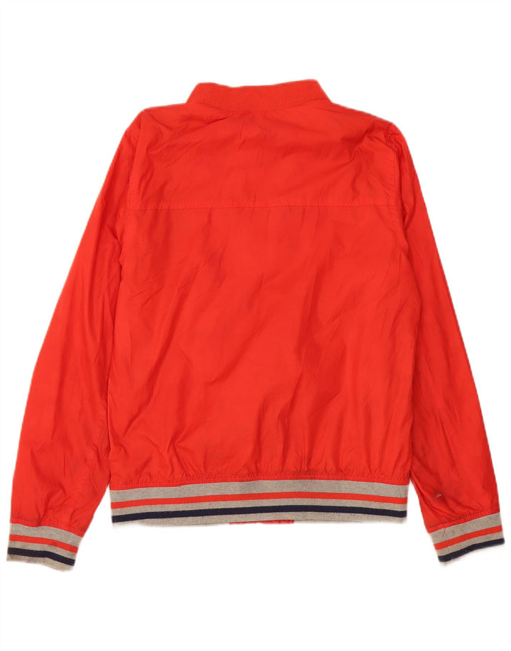 Timberland Bomberjacke für Jungen, 13–14 Jahre, rotes Farbblock-Polyester