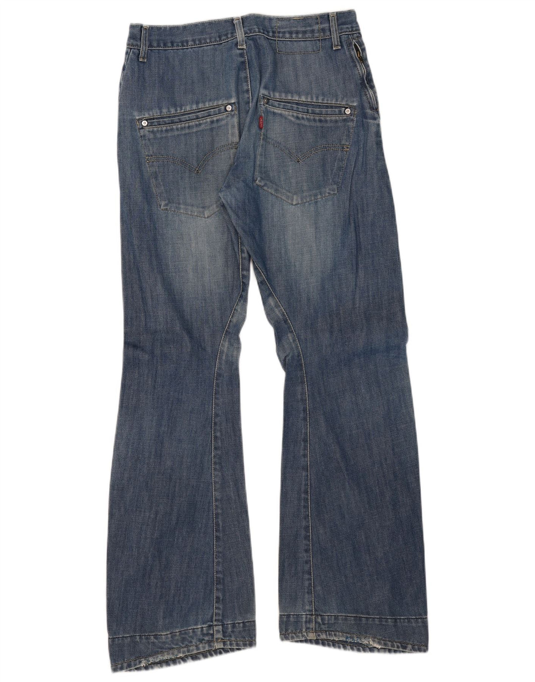 Levi's Herren Engineered Bootcut Jeans W32 L31 Blaue Baumwolle