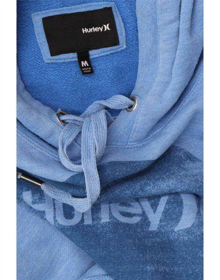 HURLEY Damen-Kapuzenpullover mit Grafik, UK 14, Mittelblau