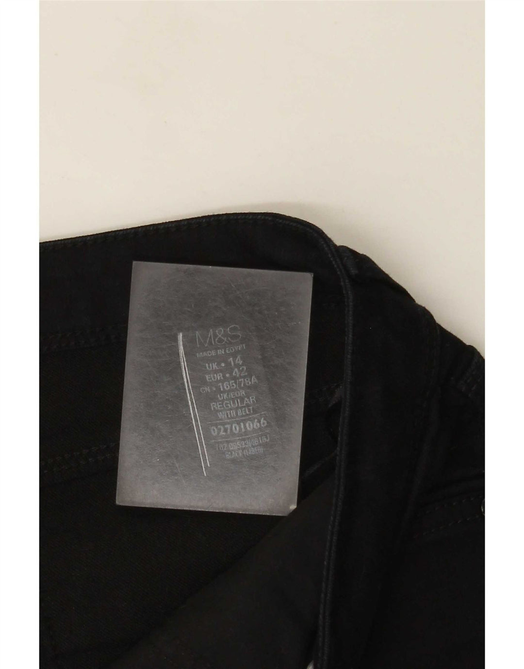 Marks & Spencer Damen Per Una Bootcut Jeans UK 14 Large W32 L30 Schwarz