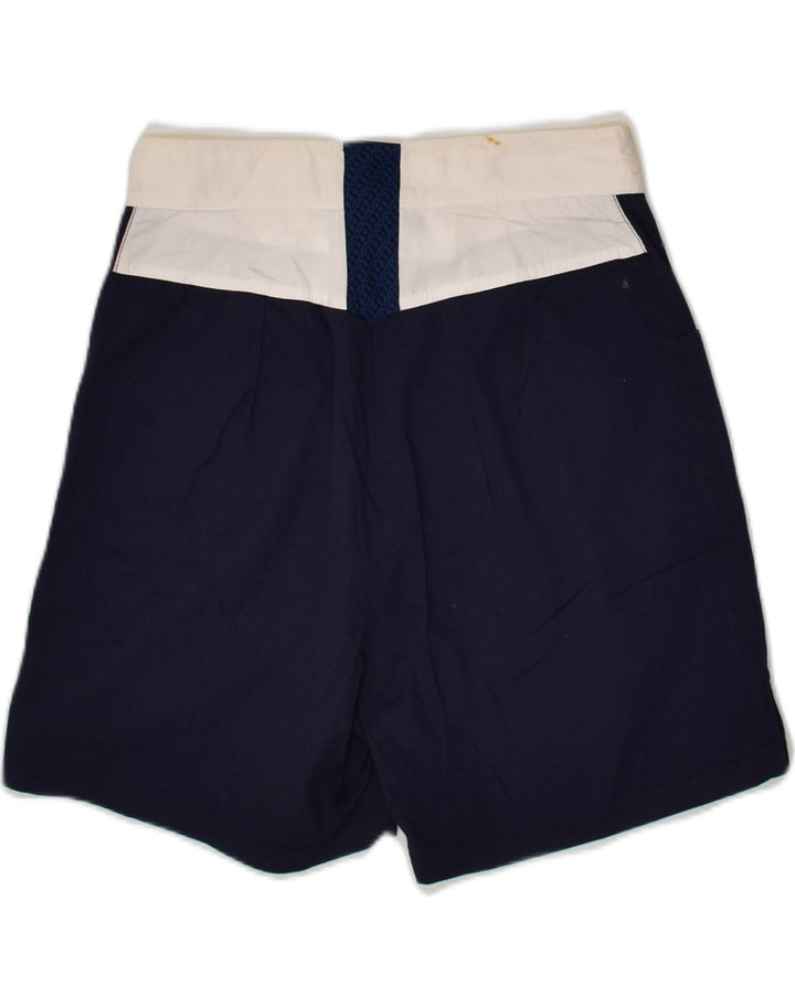 AUSTRALIAN L'ALPINA Womens Casual Shorts IT 42 Medium W26 Navy Blue | Vintage AUSTRALIAN L'ALPINA | Thrift | Second-Hand AUSTRALIAN L'ALPINA | Used Clothing | Messina Hembry 
