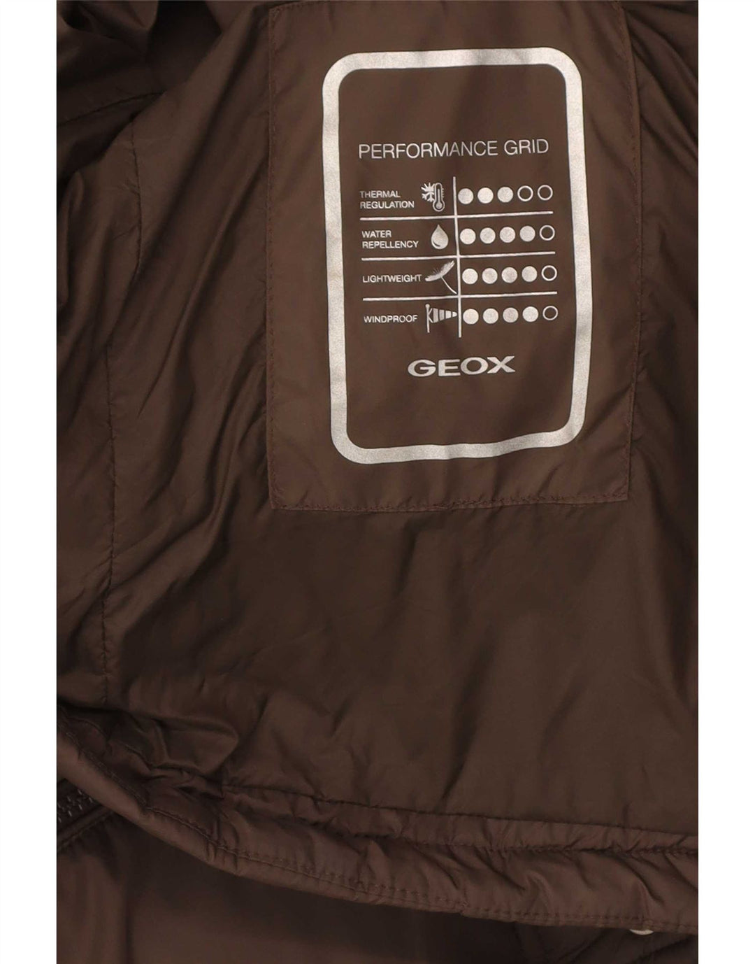 Geox Herren Regular Fit Wattierte Jacke UK 38 Mittelbraun