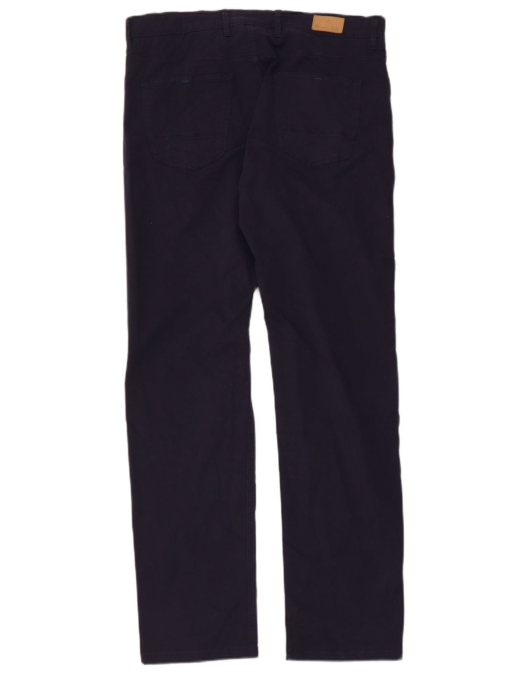 MASSIMO DUTTI Herren Slim Fit Freizeithose EU 42 Large W32 L31 Marineblau