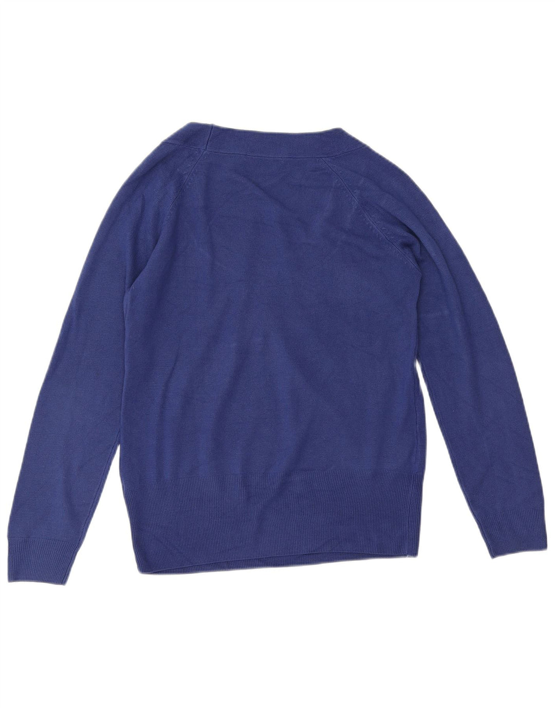 Marks & Spencer Damen-Pullover mit U-Boot-Ausschnitt, UK 12, Mittelblau, Acryl