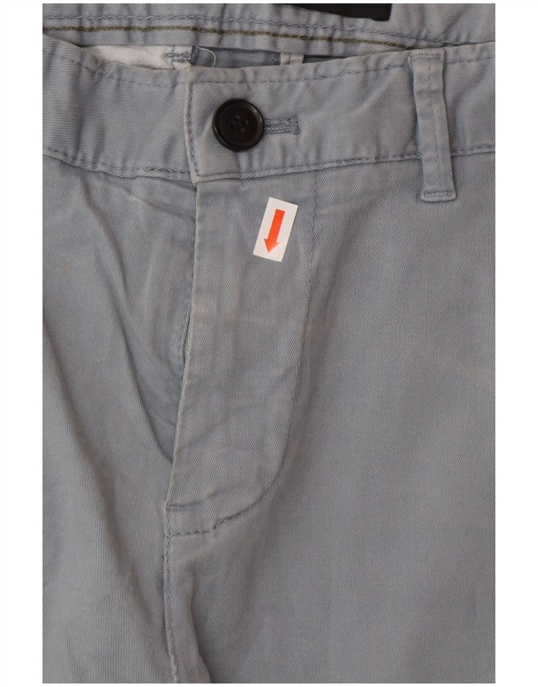 Zara Slim Chino-Hose für Herren, EU 38, Größe S, W30, L33, Grau