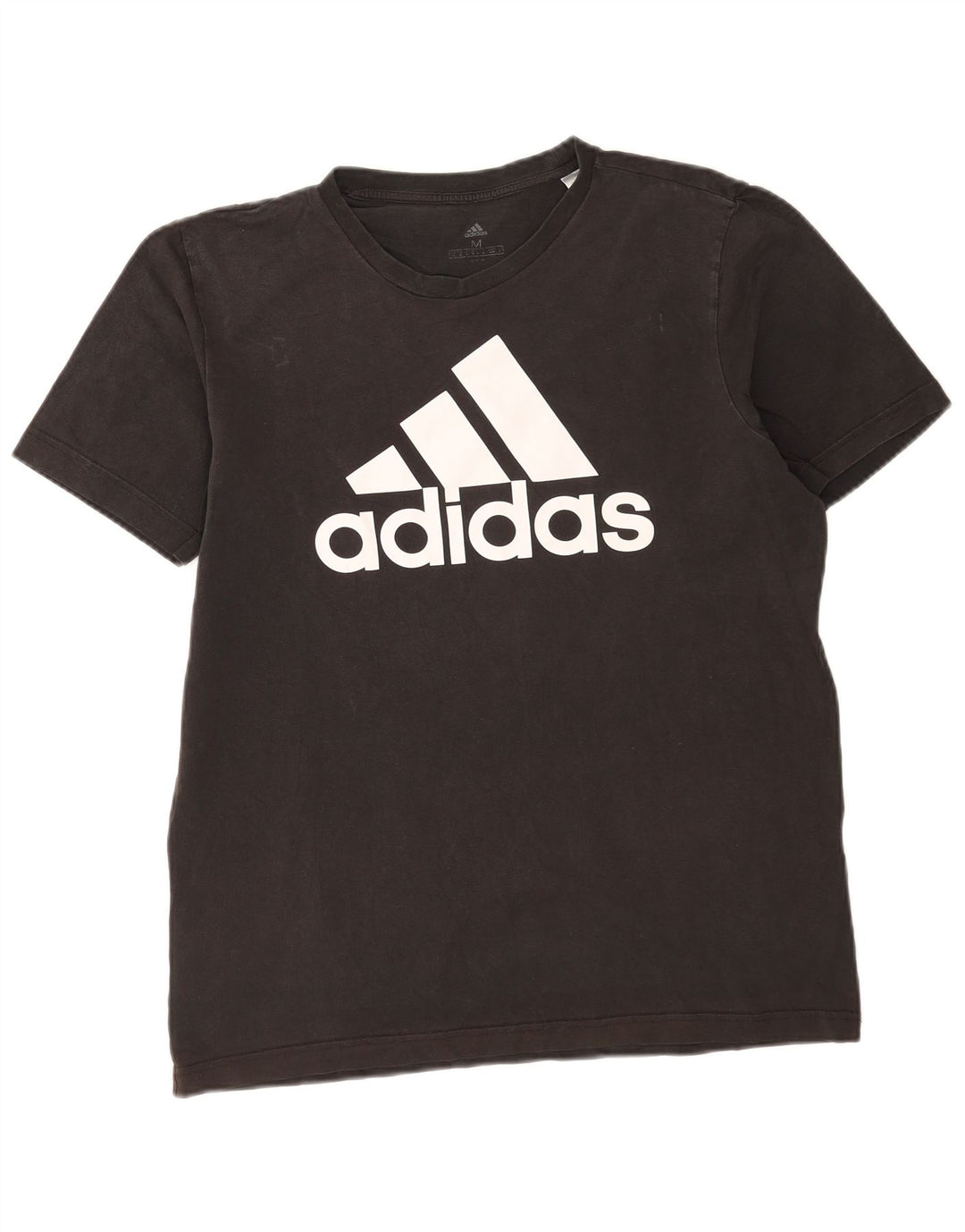 Adidas Herren Grafik T-Shirt Top Medium Schwarz Baumwolle