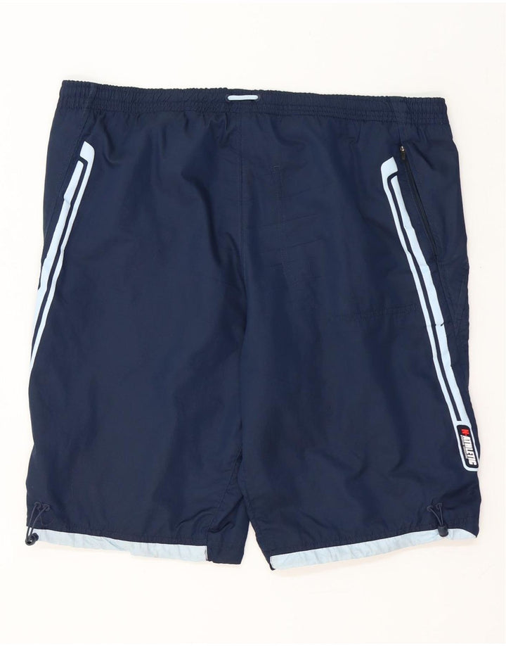 NIKE Herren-Sportshorts, groß, marineblaues Polyester