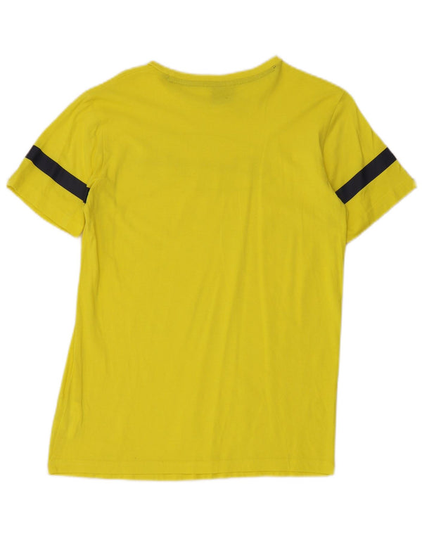 Champion T-Shirt mit Grafik für Jungen, 13–14 Jahre, XL, gelbe Farbblock-Baumwolle